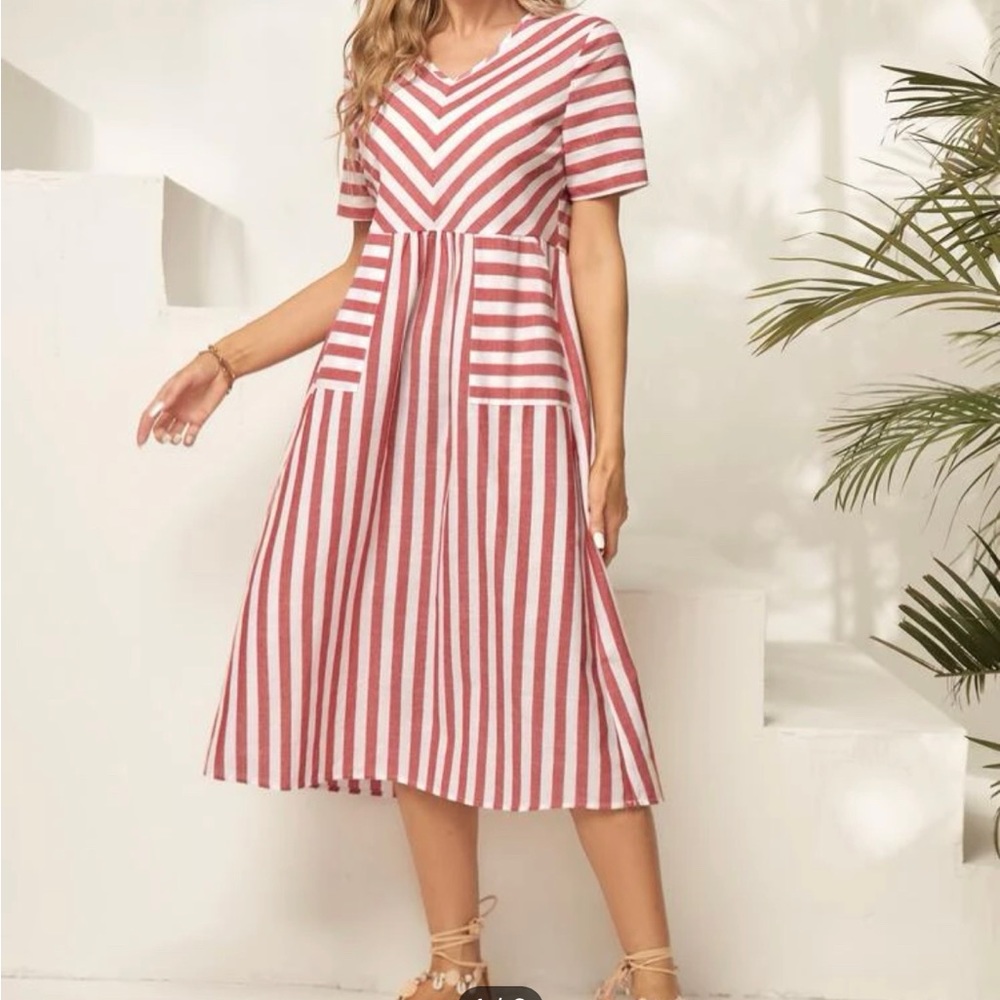 A line casual dress